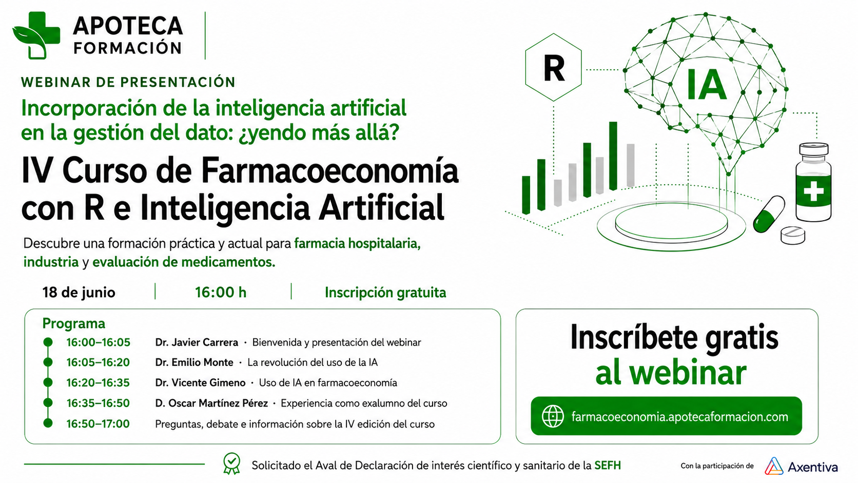 IV CURSO DE FARMAECONOMIA CON R E INTELIGENCIA ARTIFICIAL